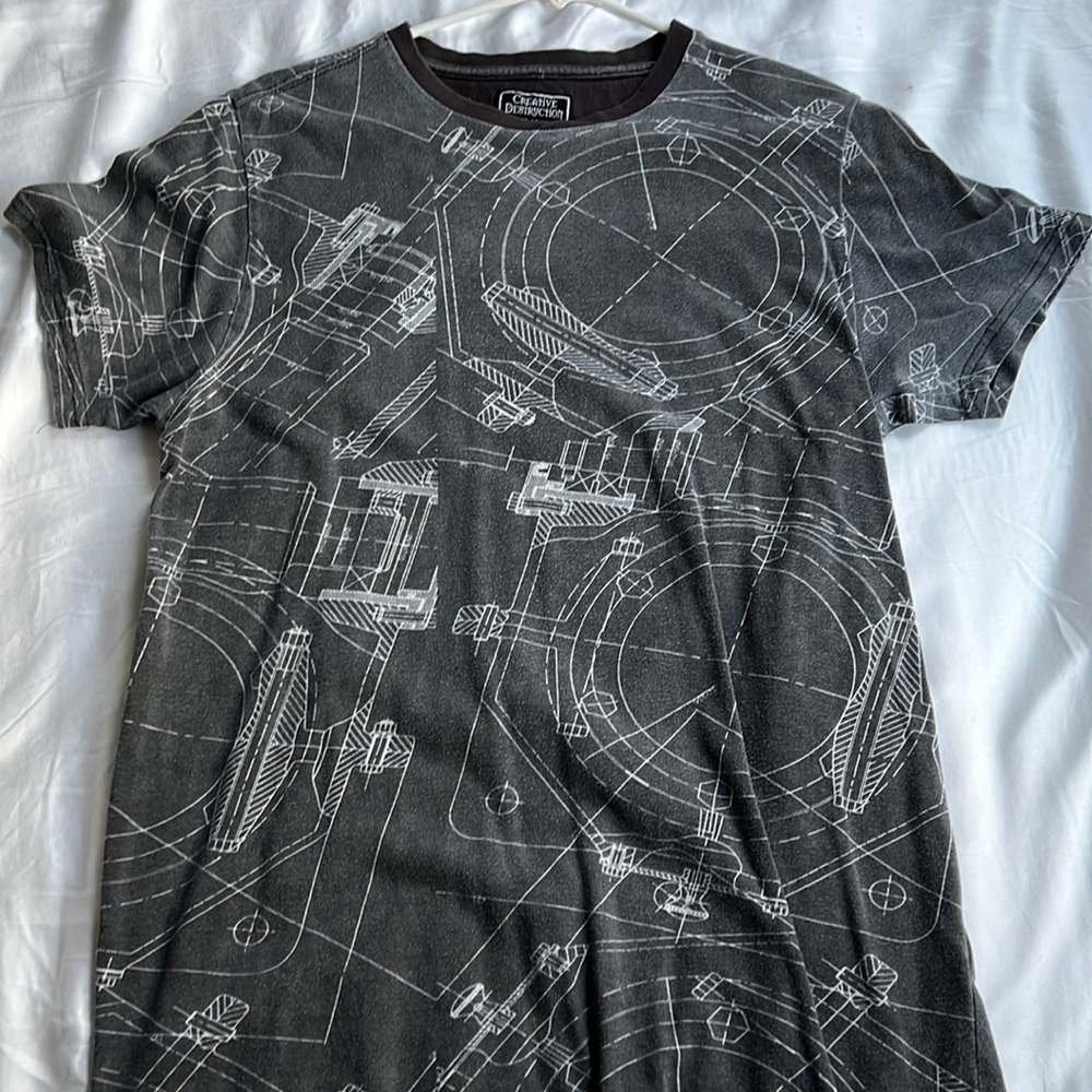 Creative Destruction X-Large Gray Tee Shirt